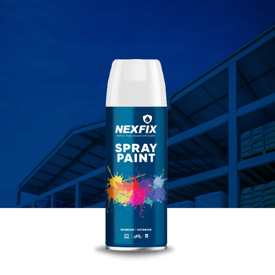 [NX-SPR-MP-WHT-400] NEXFIX Spray Paint Multi Purpose ( 400 ML) (White)